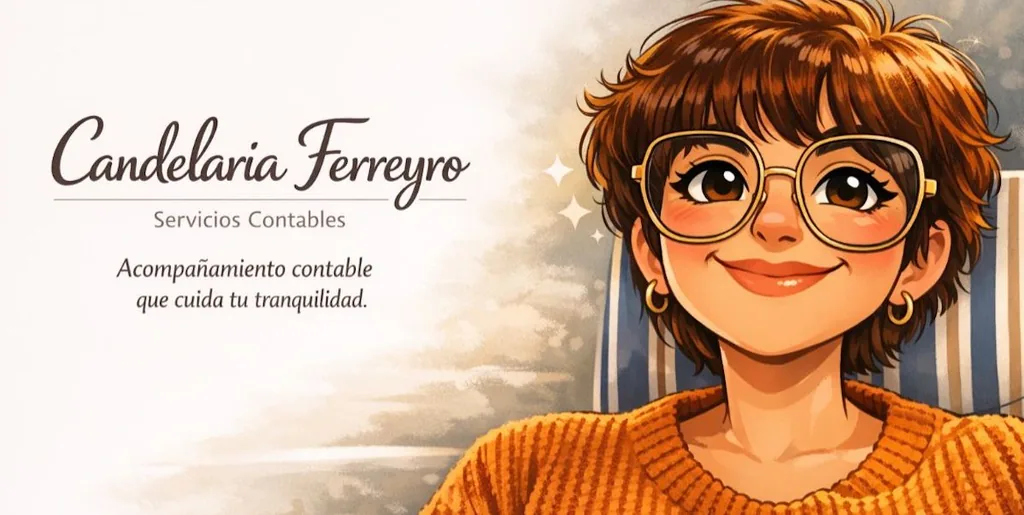 Candelaria Ferreyro trabajando